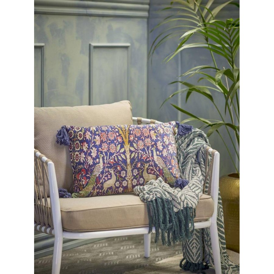 Creative Collection Adya Kissen 35x50 cm, Blau