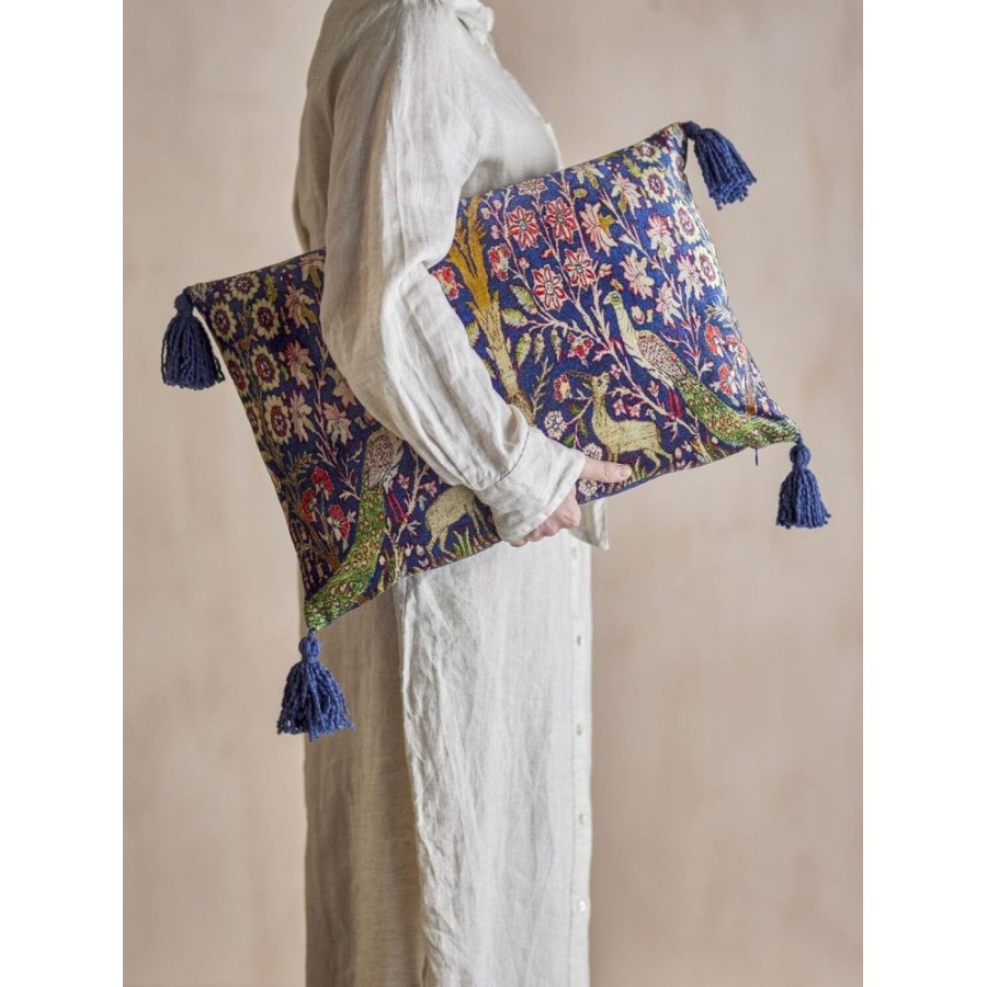 Creative Collection Adya Kissen 35x50 cm, Blau