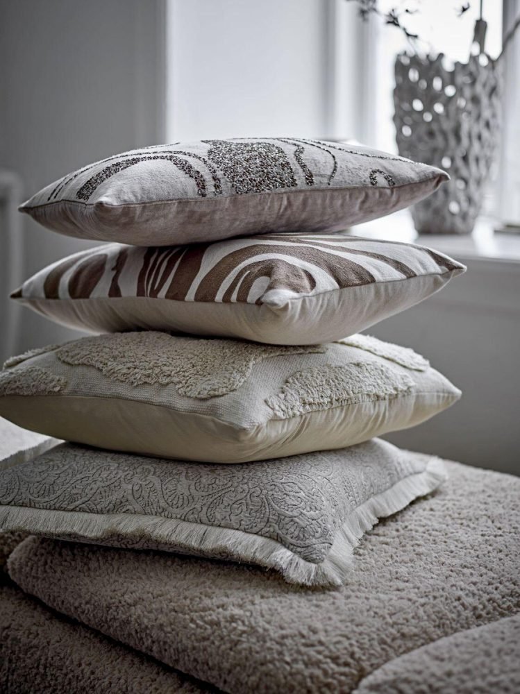 Bloomingville Cabrie Kissen 50x50 cm, Natur