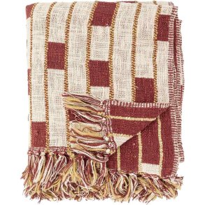 Bloomingville Cang Decke 130x160 cm, Rot