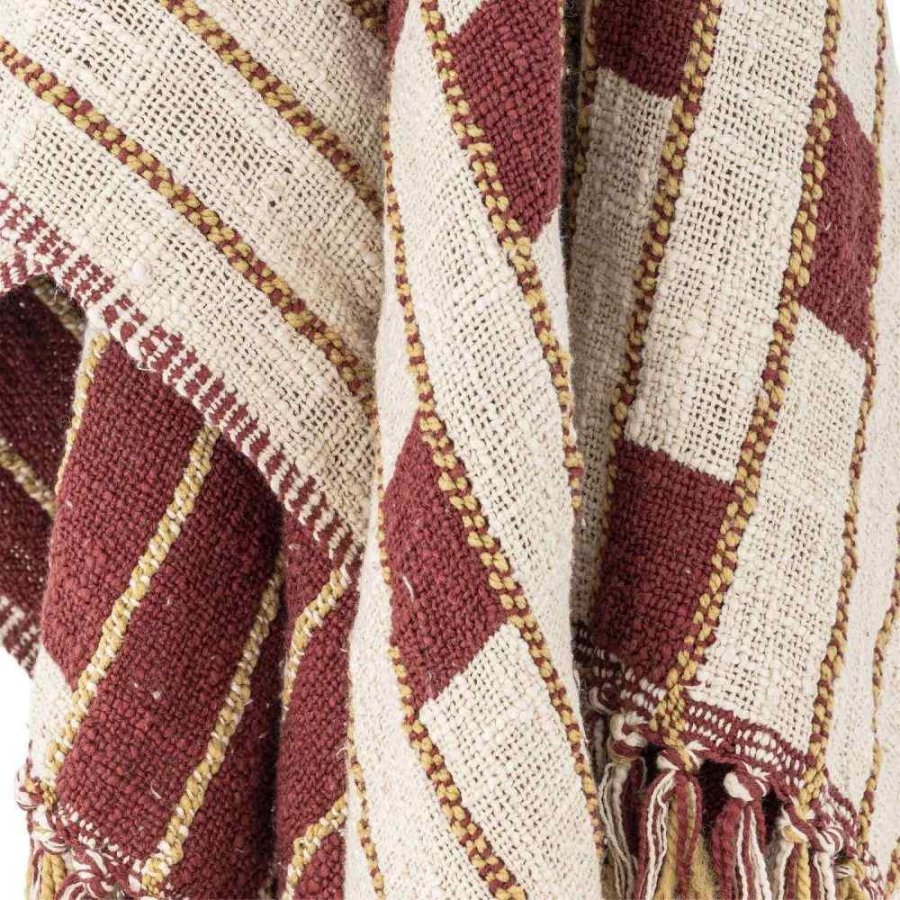 Bloomingville Cang Decke 130x160 cm, Rot