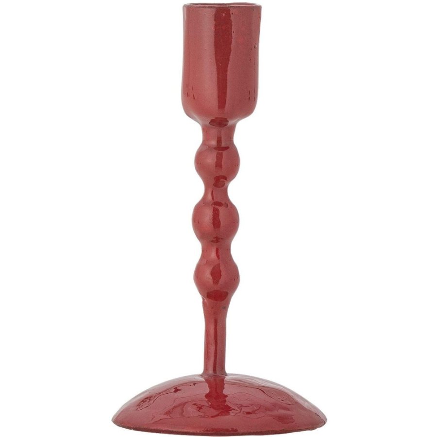 Bloomingville Eber Lysestage H14 cm, Rd
