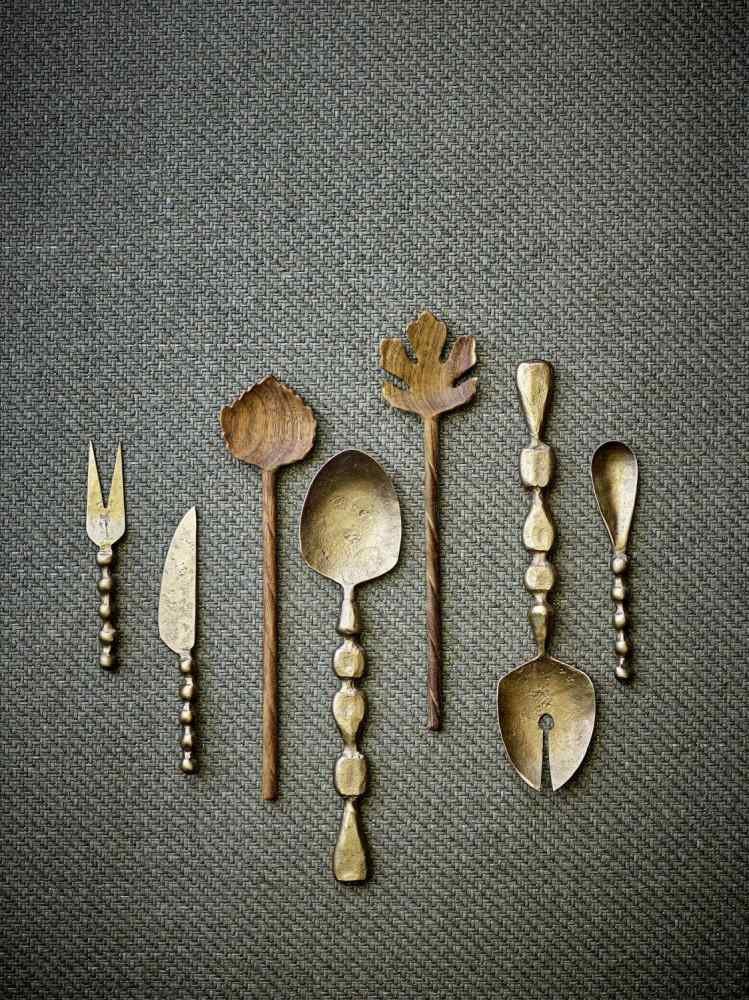Bloomingville Edi Salatset 2-teilig 26,5 cm, Messing
