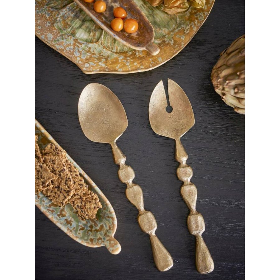 Bloomingville Edi Salatset 2-teilig 26,5 cm, Messing
