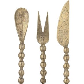 Bloomingville Haolin Käseset 3-teilig, Messing