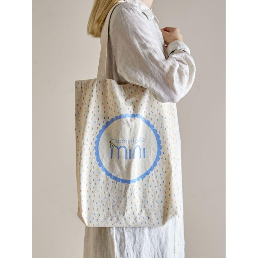 Bloomingville Mini Celebrate Einkaufstasche 40x38,5 cm, Blau