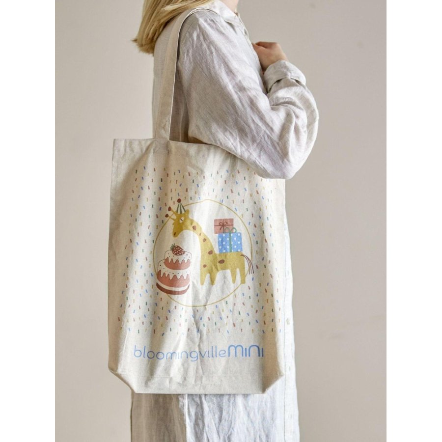 Bloomingville Mini Celebrate Einkaufstasche 40x38,5 cm, Blau