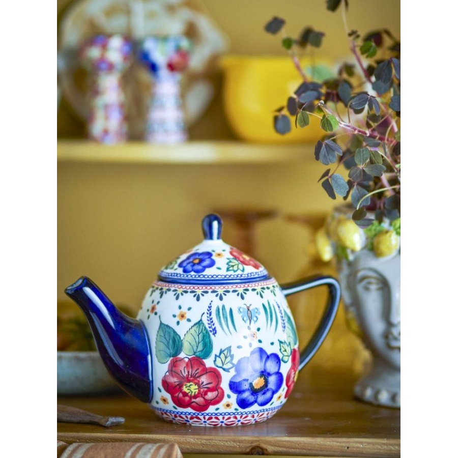 Creative Collection Florist Teekanne 90 cl, Rot