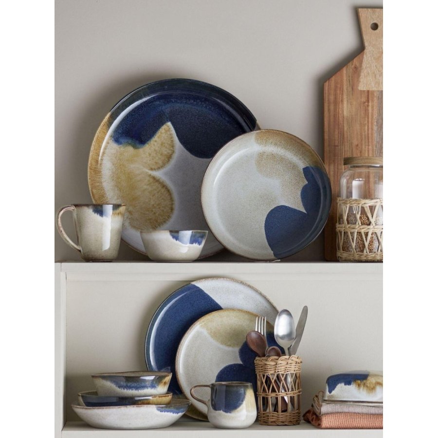 Bloomingville Jules Tafelservice 12-teilig, Grau