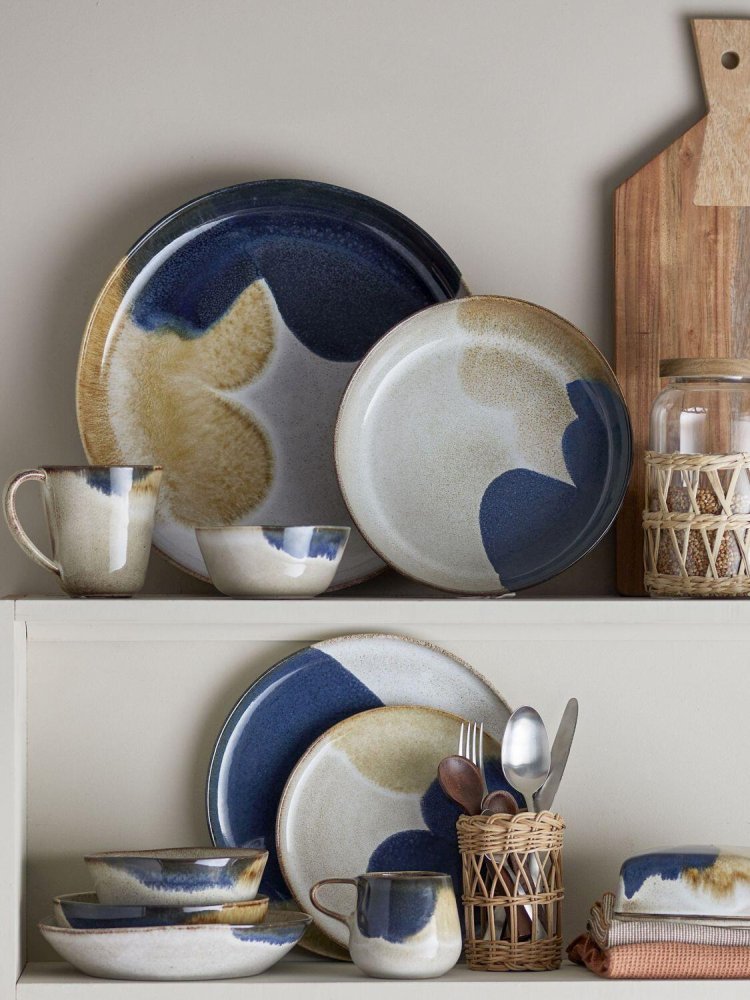 Bloomingville Jules Tafelservice 12-teilig, Grau
