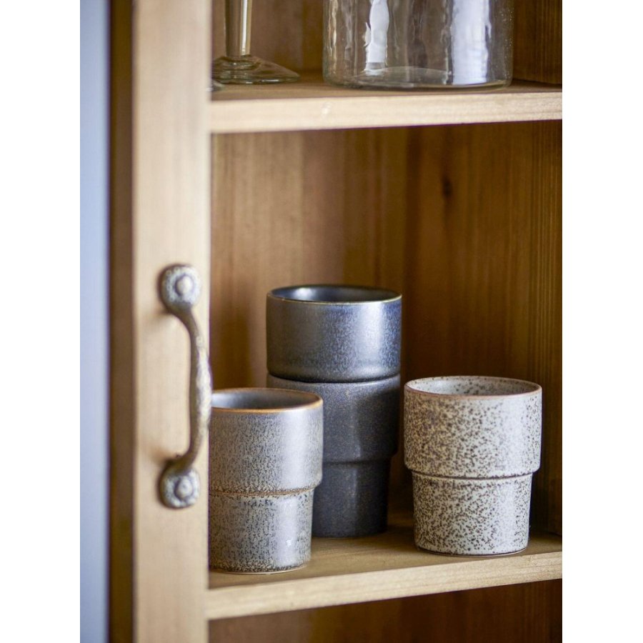 Bloomingville Ewan Tasse 4er Set 15 cl, Braun