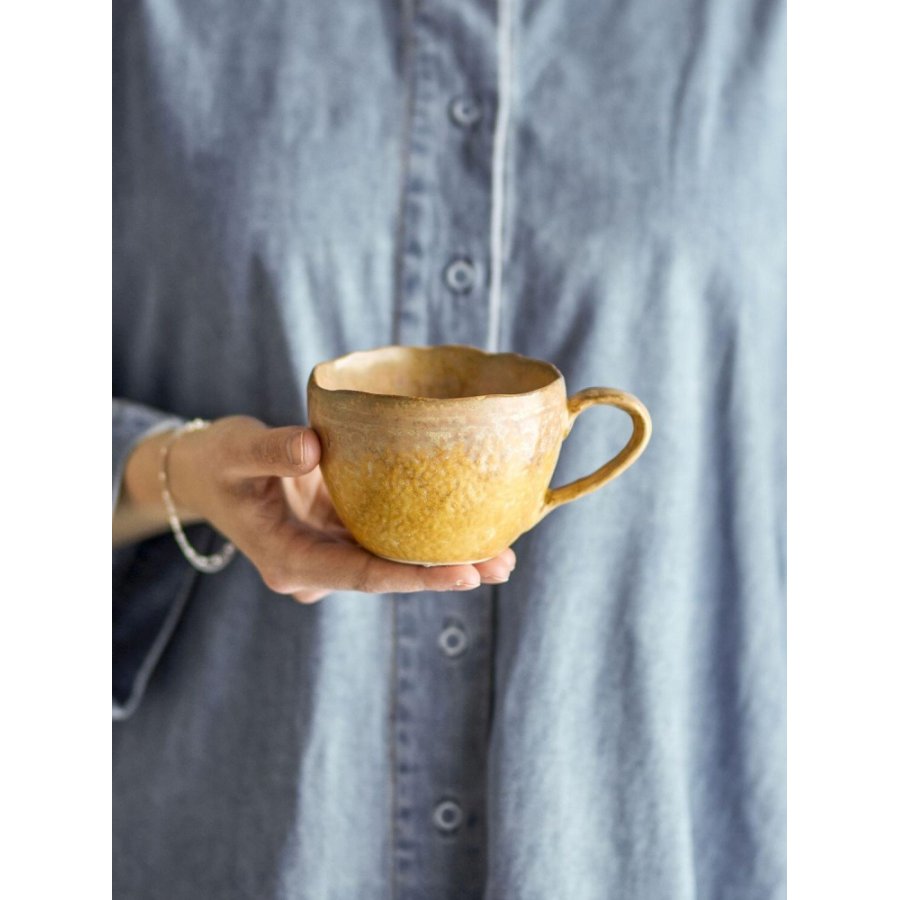 Bloomingville Milani Tasse 26 cl, Gelb
