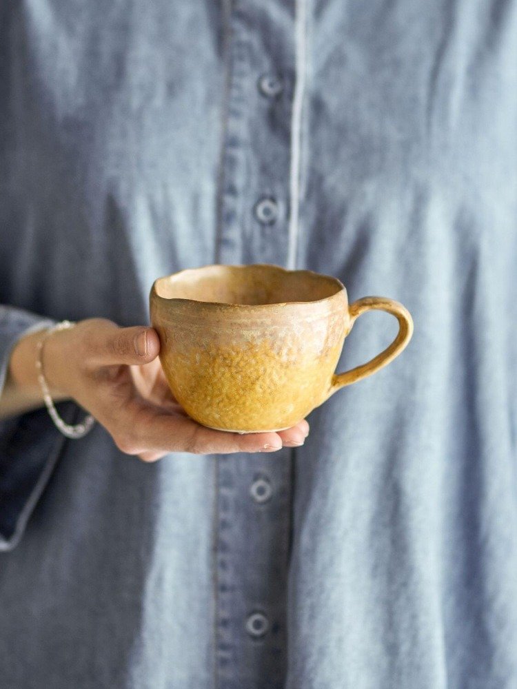 Bloomingville Milani Tasse 26 cl, Gelb