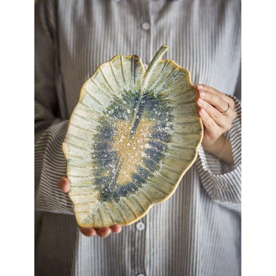 Creative Collection Dorreen Servierplatte 31 cm, Blau
