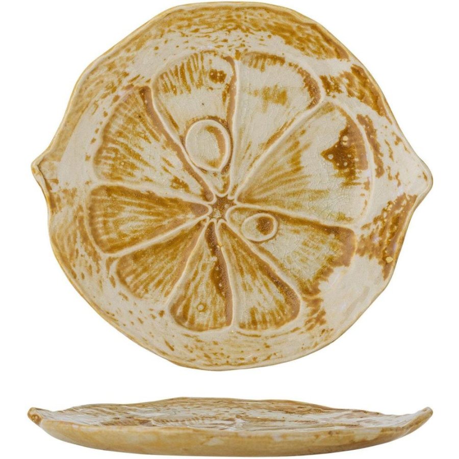 Creative Collection Golda Servierplatte 17 cm, Braun