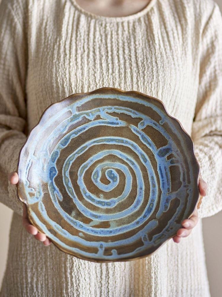 Creative Collection Marjorie Platte 29 cm, Blau