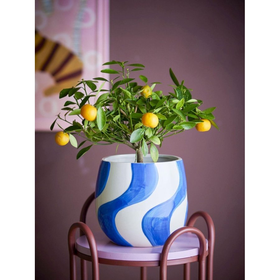 Bloomingville Romy bertopf H18,5 cm, Blau