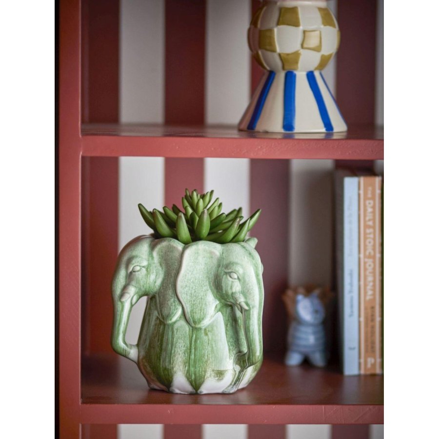 Bloomingville Pontus Vase H15,5 cm, Grn