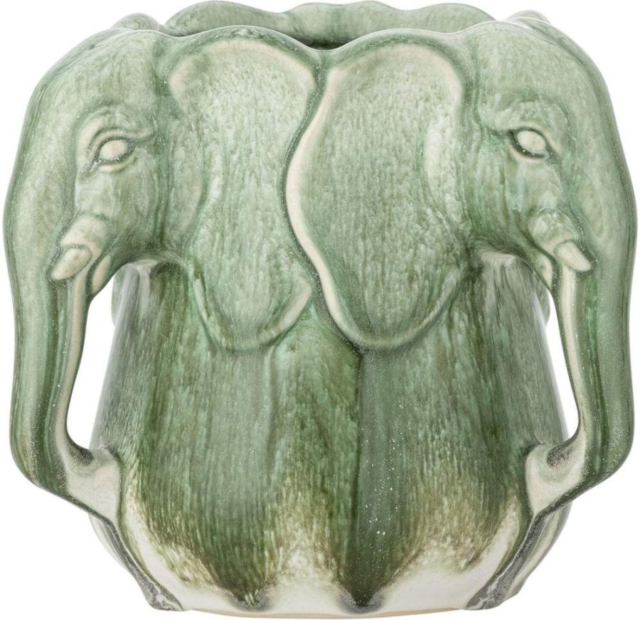 Bloomingville Pontus Vase H15,5 cm, Grn