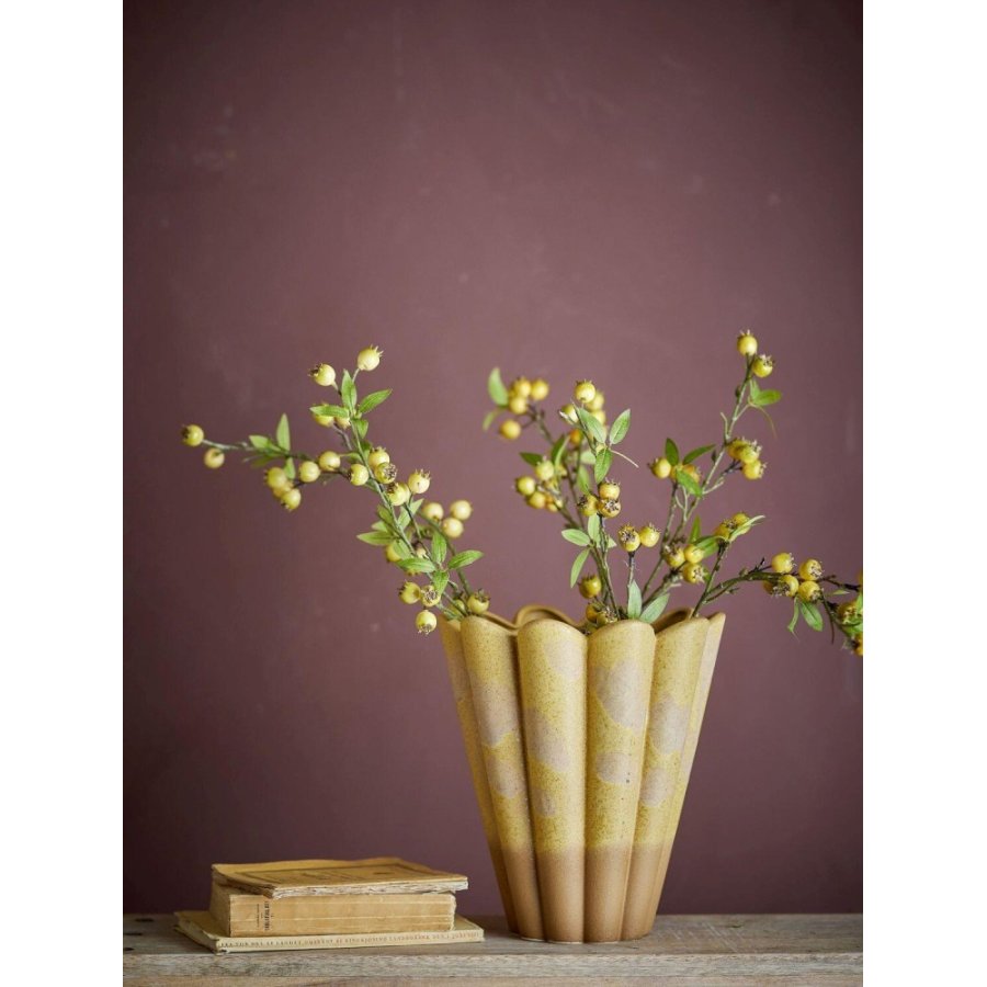 Creative Collection Penn Vase H29 cm, Gelb