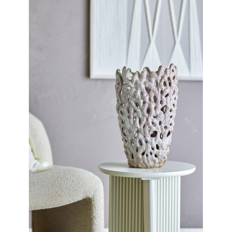 Bloomingville Eunice Vase H37 cm, Wei