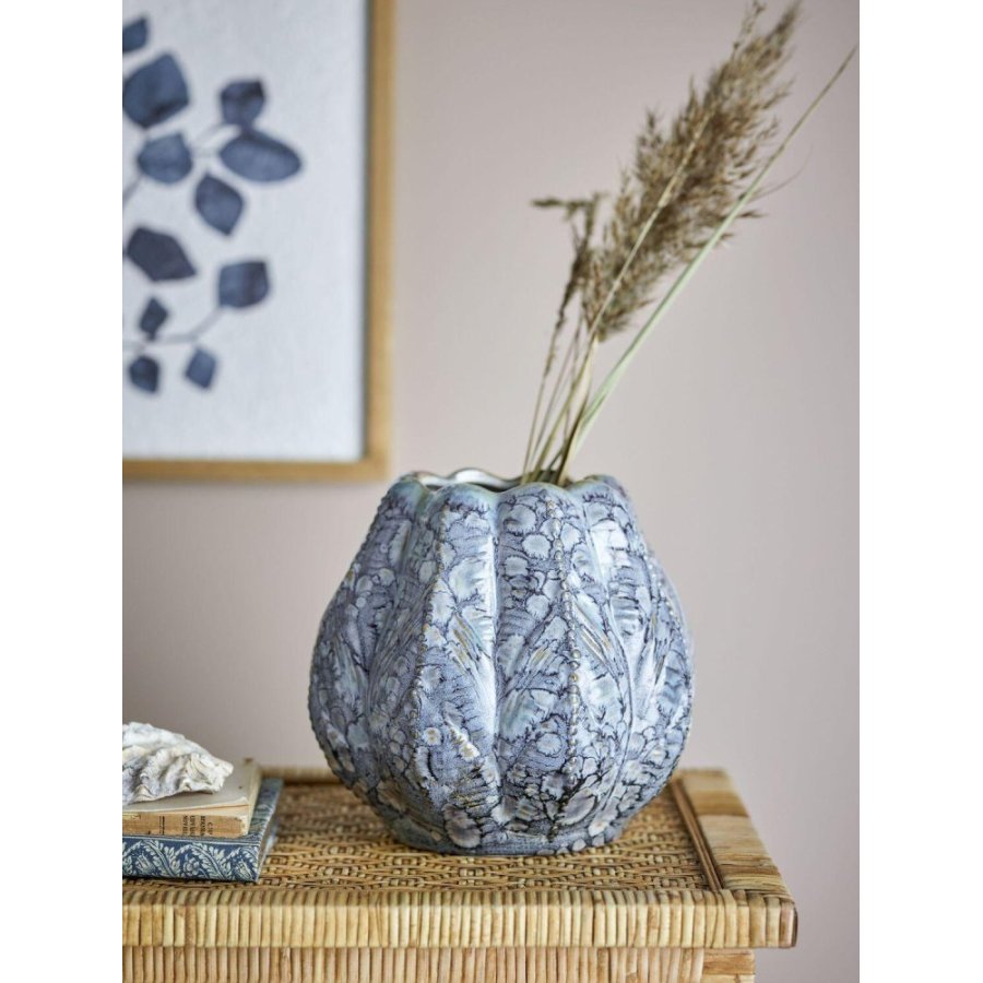 Creative Collection Hetty Vase H19,5 cm, Blau