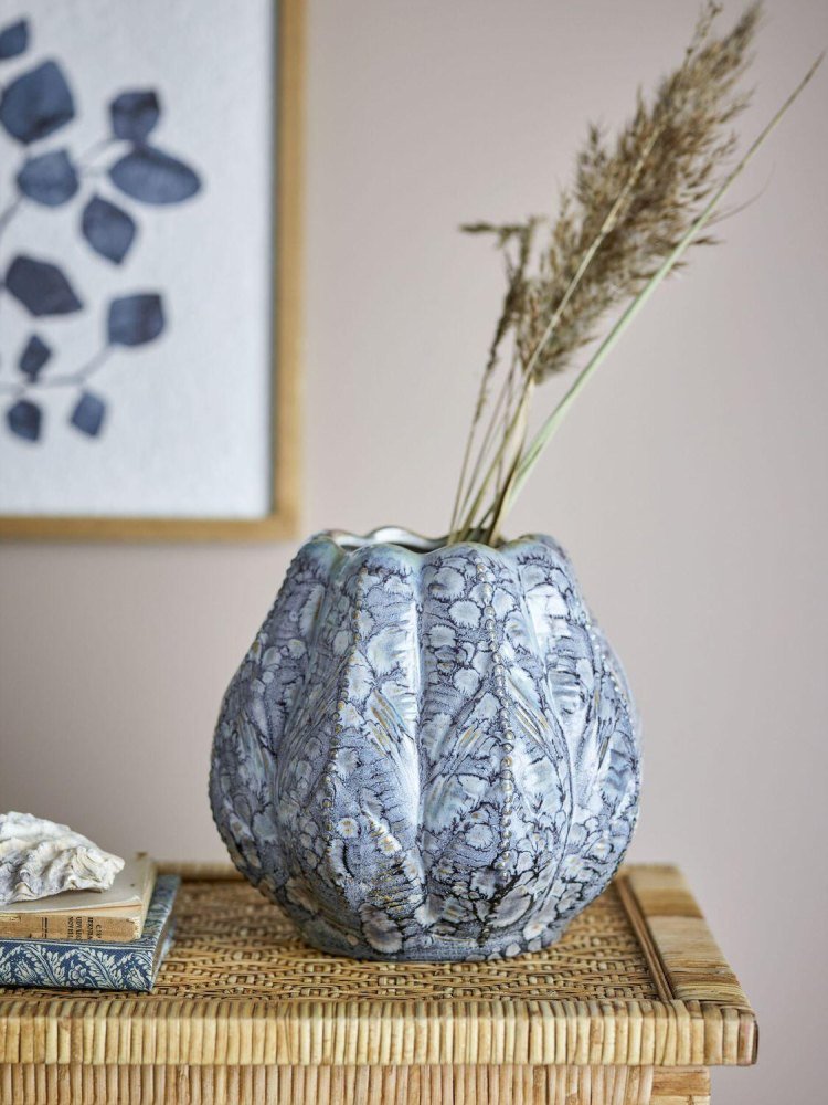 Creative Collection Hetty Vase H19,5 cm, Blau