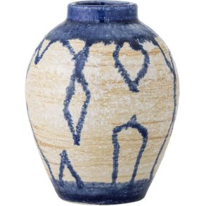 Creative Collection Avon Vase H16 cm, Blau