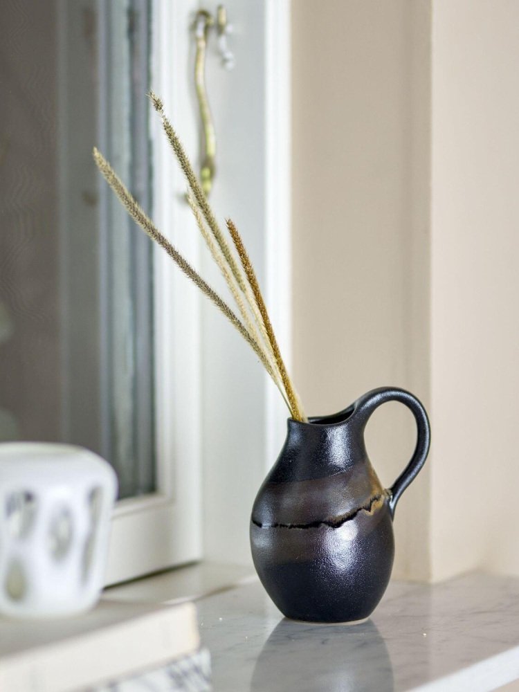 Bloomingville Alvena Vase H15 cm, Braun