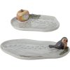 Creative Collection Bleak Serviertablett 2er Set, Grau