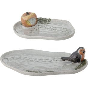 Creative Collection Bleak Serviertablett 2er Set, Grau