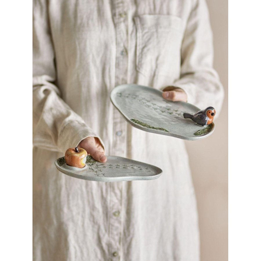 Creative Collection Bleak Serviertablett 2er Set, Grau