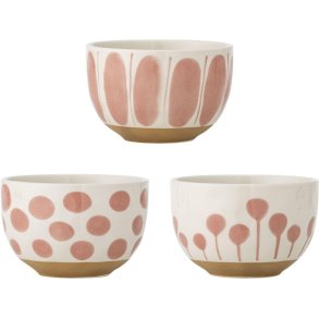 Creative Collection Linora Schssel 3er Set 12,5 cm, Rosa