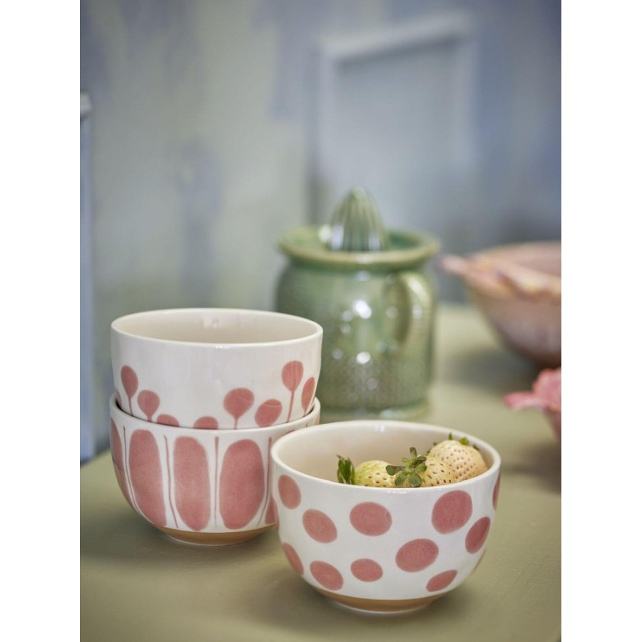 Creative Collection Linora Schssel 3er Set 12,5 cm, Rosa