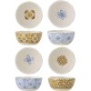 Creative Collection Milton Schssel 4er Set 10,5 cm, Blau