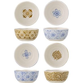 Creative Collection Milton Schssel 4er Set 10,5 cm, Blau