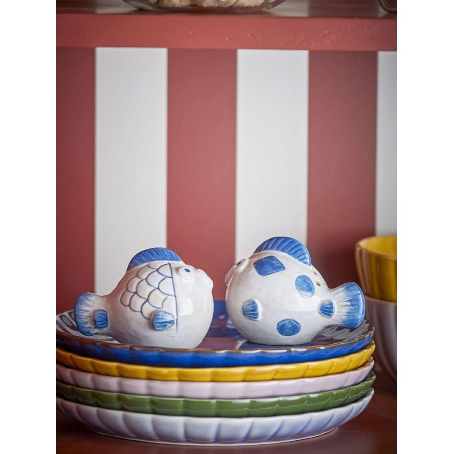 Bloomingville Fugu Salz- und Pfeffermhle H6,5 cm, Blau