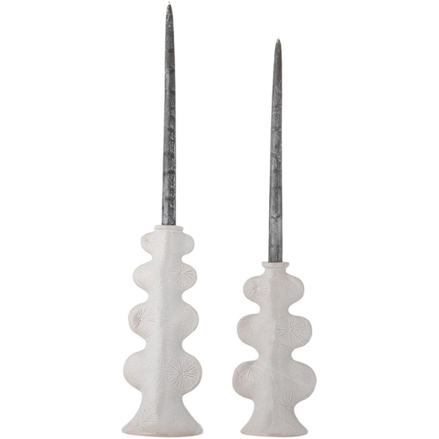 Bloomingville Cason Kerzenhalter 2er Set, Wei