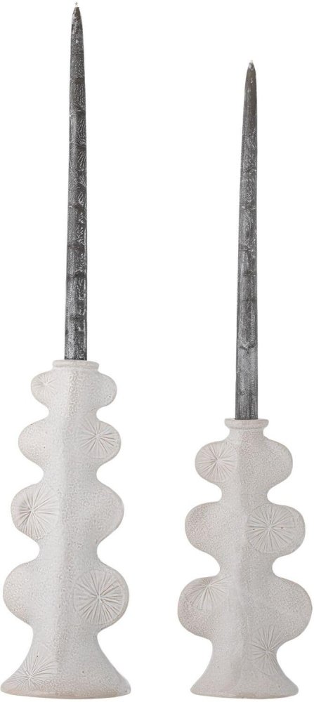 Bloomingville Cason Kerzenhalter 2er Set, Wei