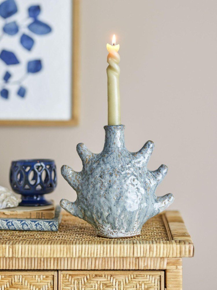 Creative Collection Bridget Kerzenhalter H19,5 cm, Blau