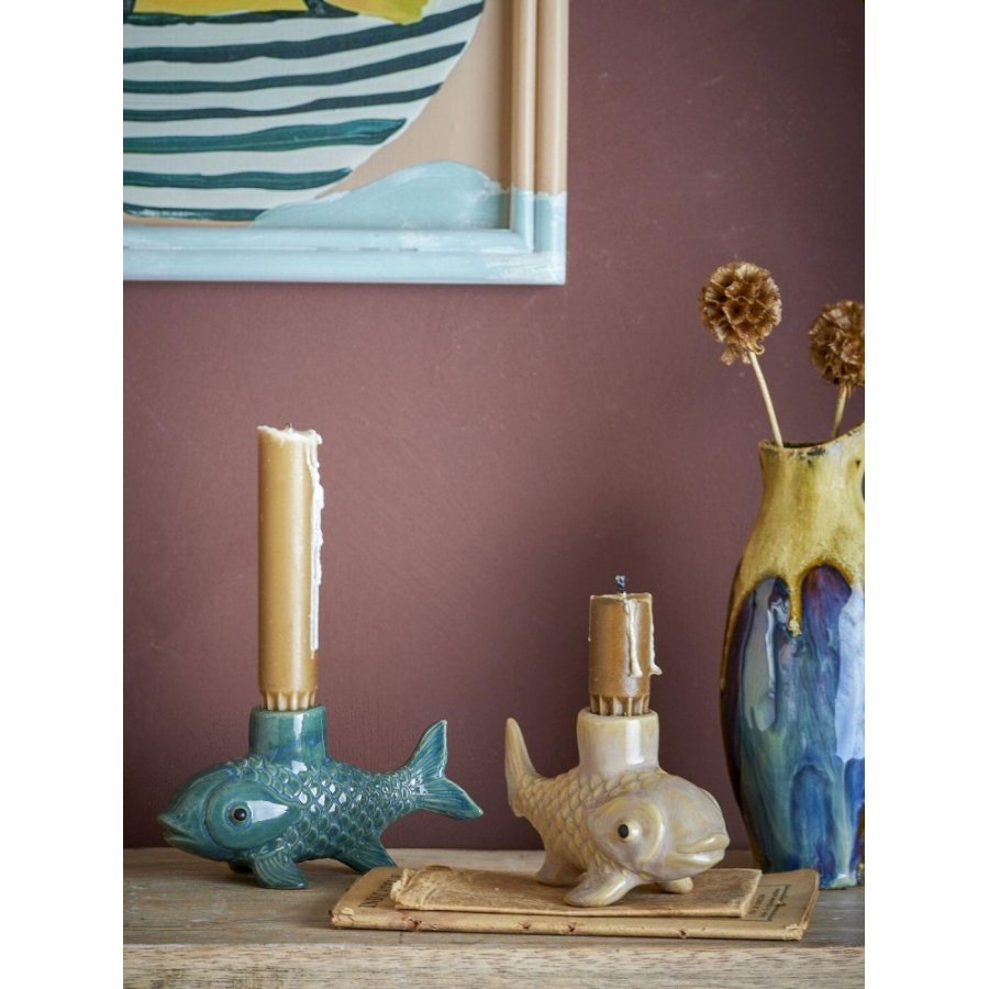 Creative Collection Burne Kerzenhalter 2er Set H7 cm, Grn