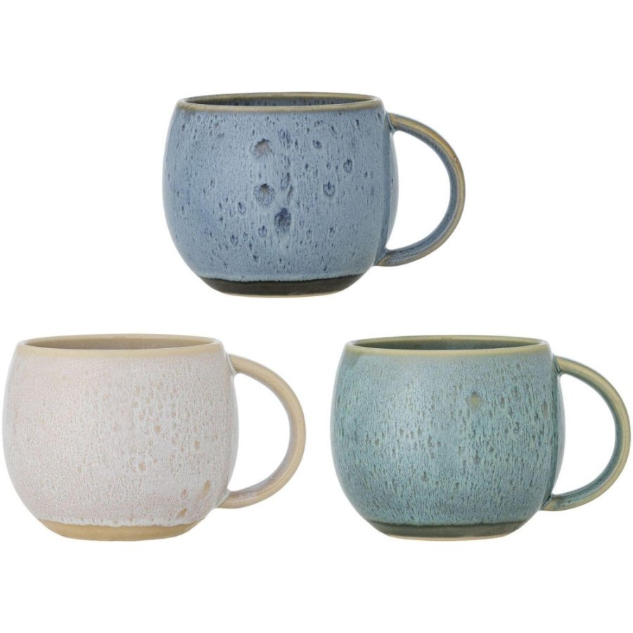 Creative Collection Harriet Becher 3er Set 42 cl, Blau