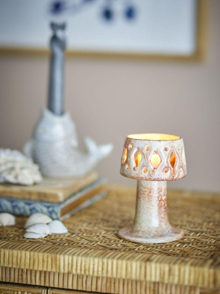 Creative Collection Patty Teelichthalter H12 cm, Natur