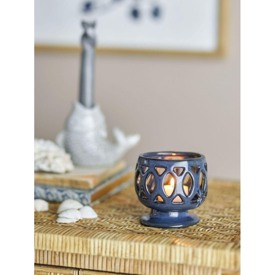 Creative Collection Patty Teelichthalter H8,5 cm, Blau