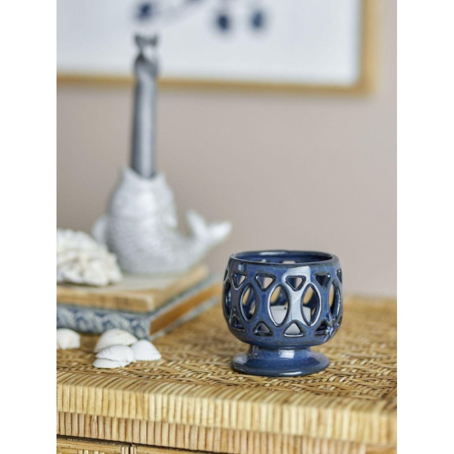 Creative Collection Patty Teelichthalter H8,5 cm, Blau