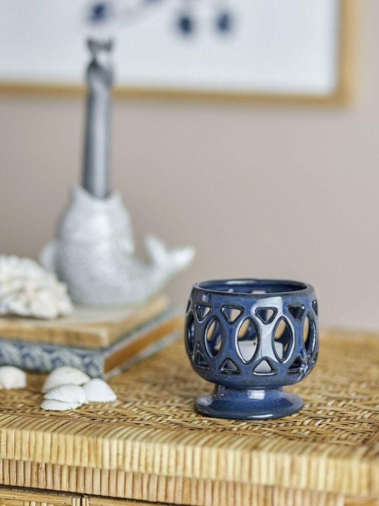 Creative Collection Patty Teelichthalter H8,5 cm, Blau