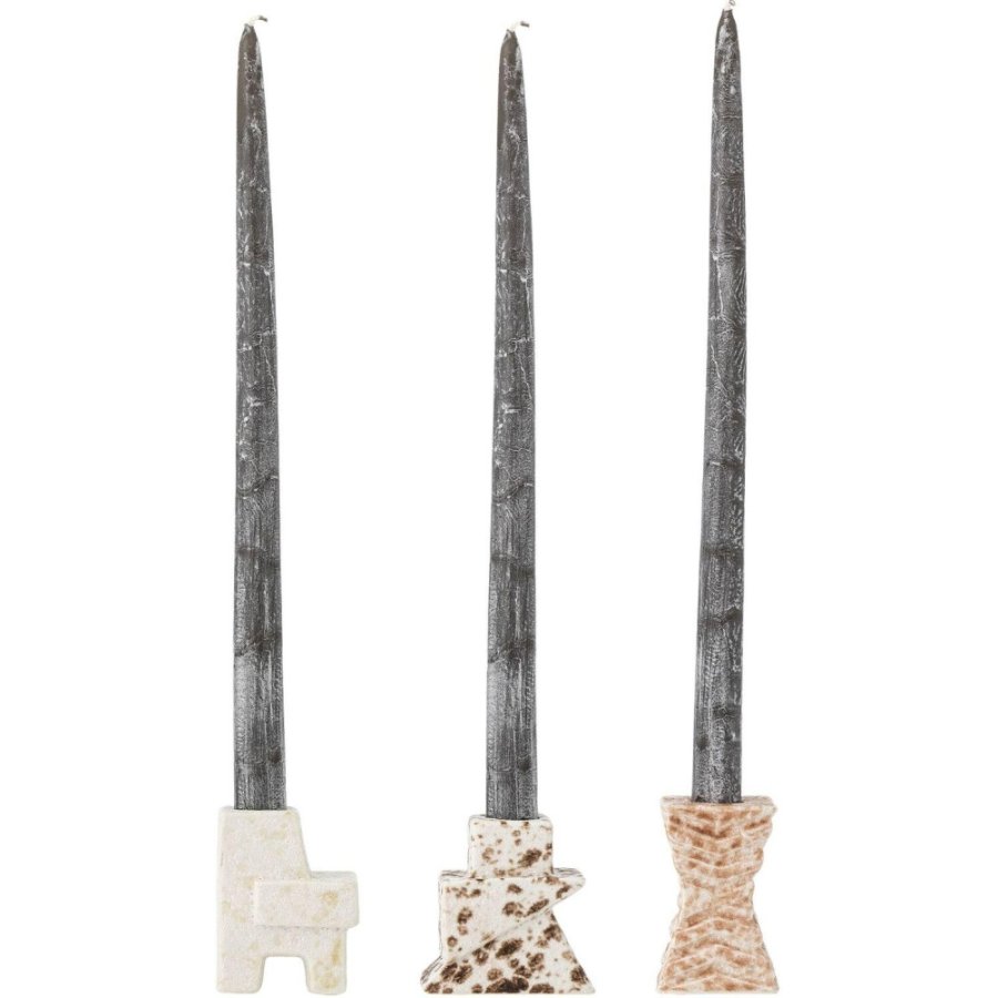 Bloomingville Blanchard Kerzenhalter 3er Set, Natur