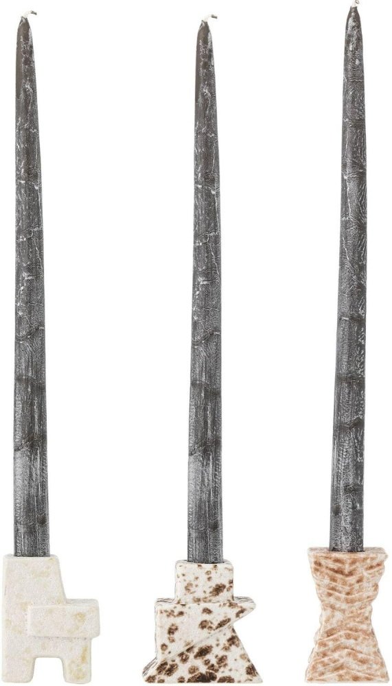 Bloomingville Blanchard Kerzenhalter 3er Set, Natur