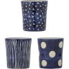 Creative Collection Minoa Tasse 3er Set 19 cl, Blau