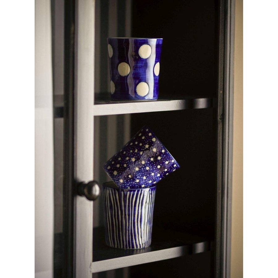Creative Collection Minoa Tasse 3er Set 19 cl, Blau